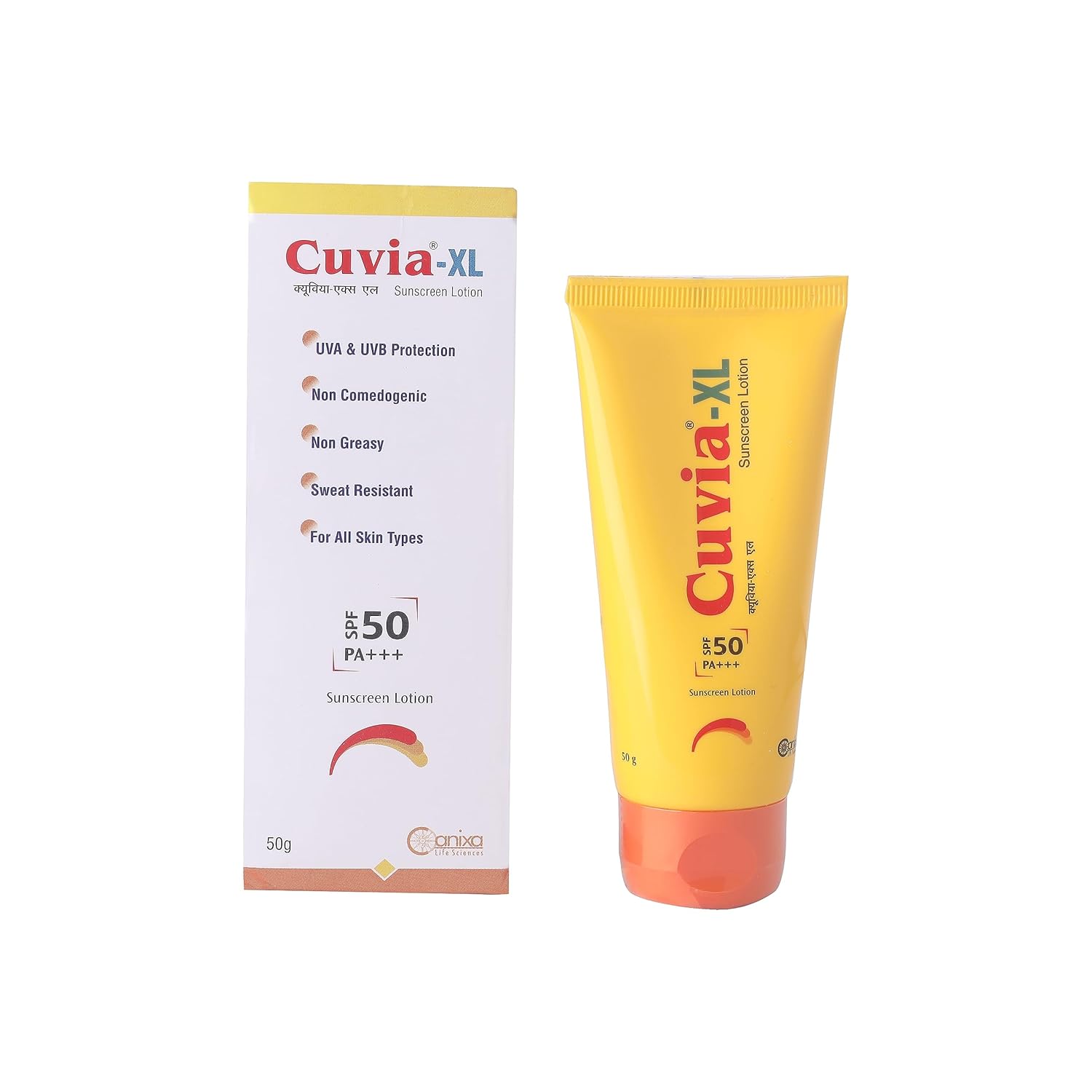 Cuvia Xl Sunscreen Lotion Spf 50 PA+++