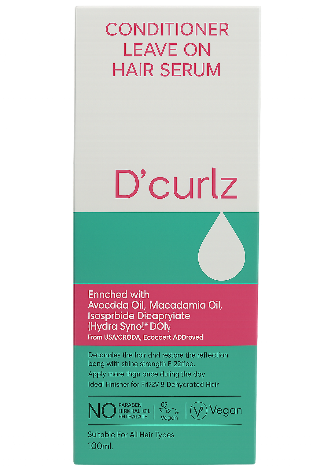 D'Curlz Conditioner Leave On Serum