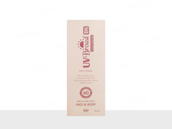 UV Broad DS Dark Shade Tinted Sunscreen SPF 50 PA+++