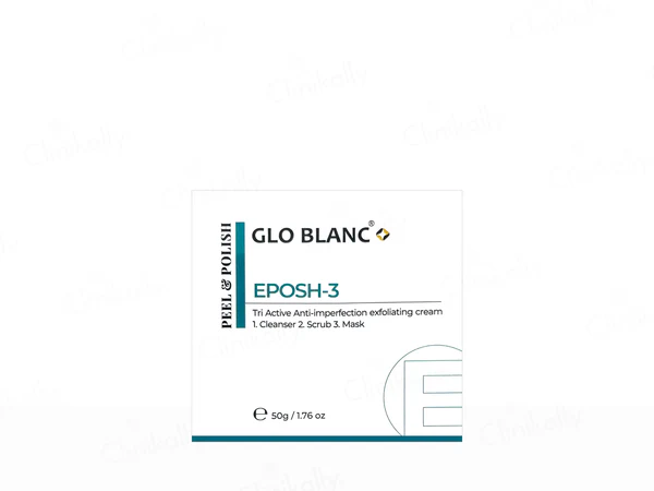 Glo Blanc Eposh 3 Tri Active Exfoliating Cream Cleanser