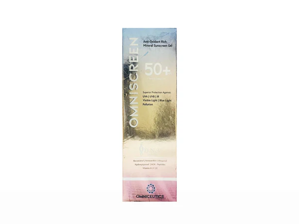 Omniscreen Anti Oxidant Rich Mineral Sunscreen Gel SPF 50+ 