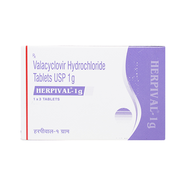 Herpival 1g Tablet