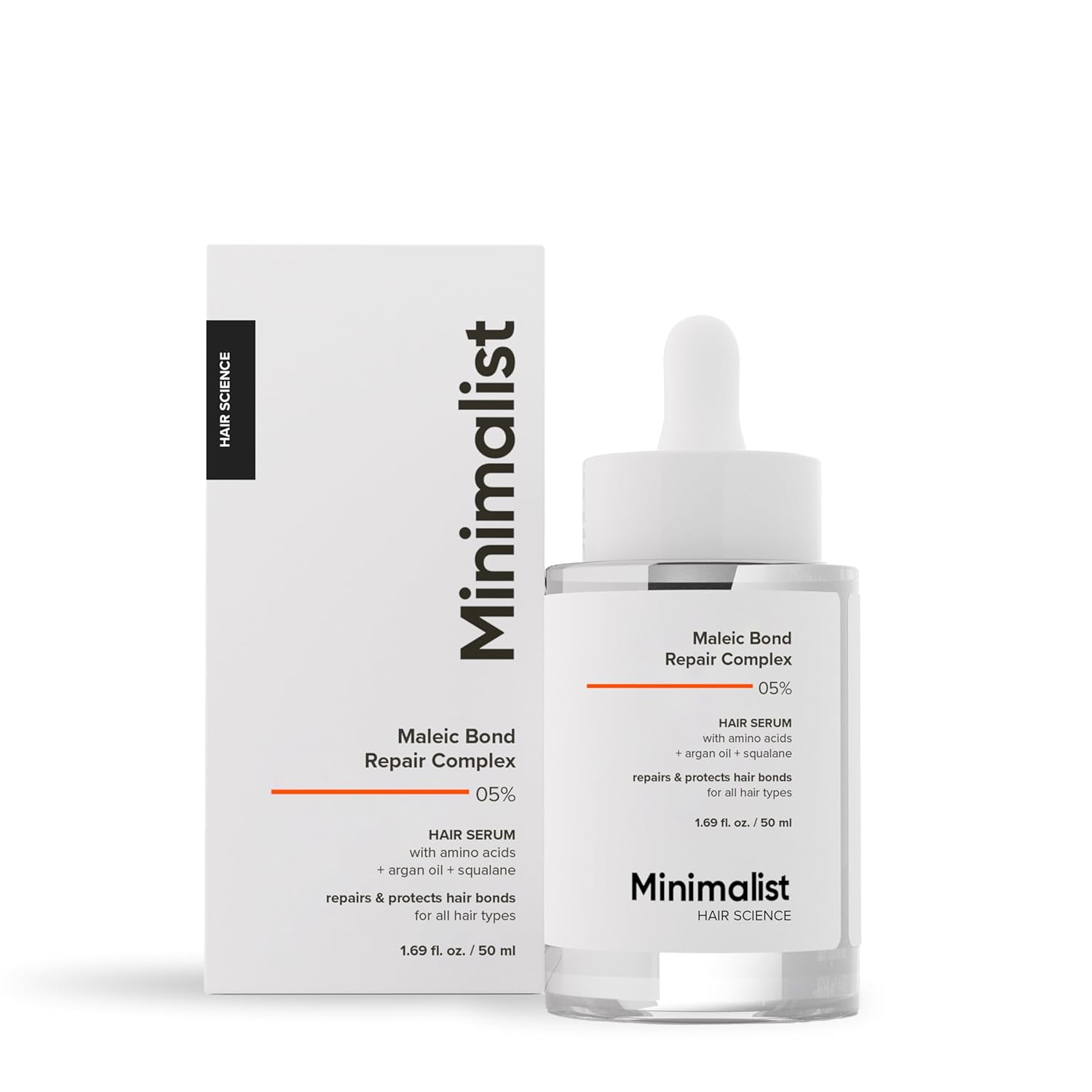 Minimalist Maleic Bond Repair Complex 5% Hair Serum