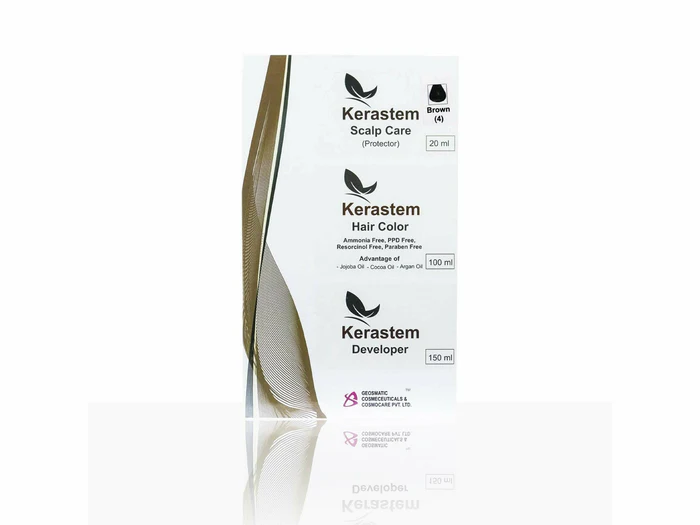 Kerastem Hair Color Brown No.4