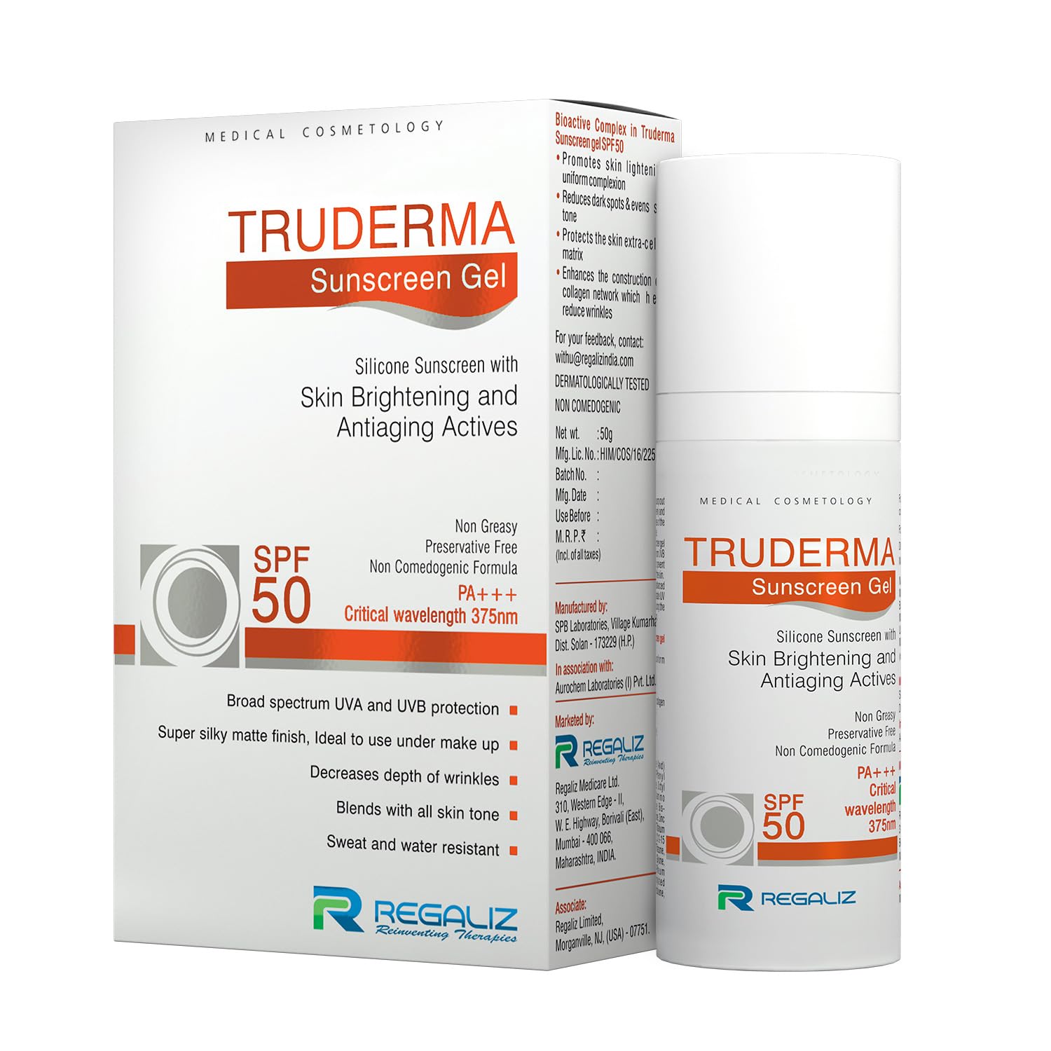 Truderma Spf 50 Sunscreen Gel