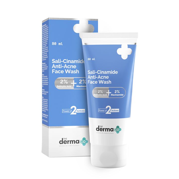 The Derma Co Sali Cinamide Anti Acne Face Wash With 2% Salicylic Acid & 2% Niacinamide