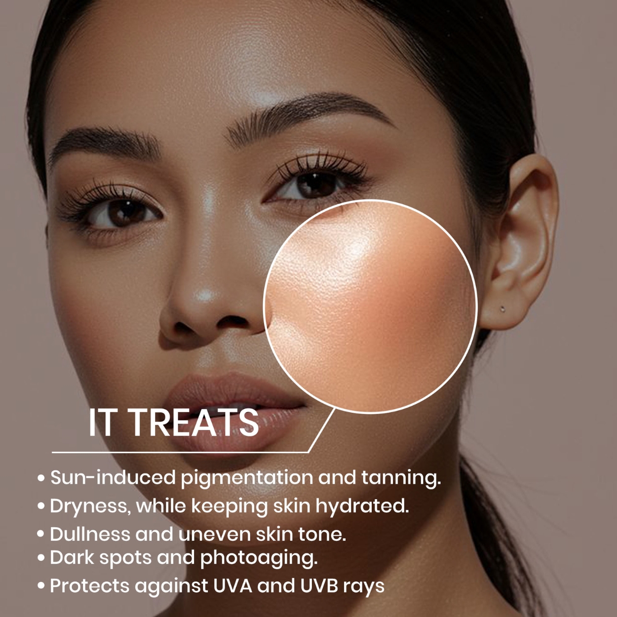 Cristello Skin Radiance Sunscreen Gel SPF 50+ Light Weight No White Cast Broad Spectrum PA +++ For Dry Skin