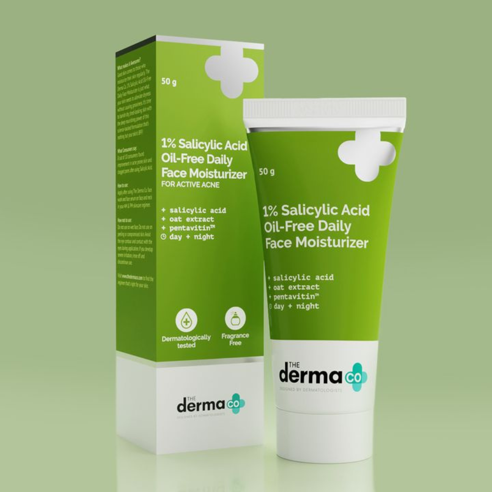 The Derma Co 1% Salicylic Acid Oil Free Daily Face Moisturizer