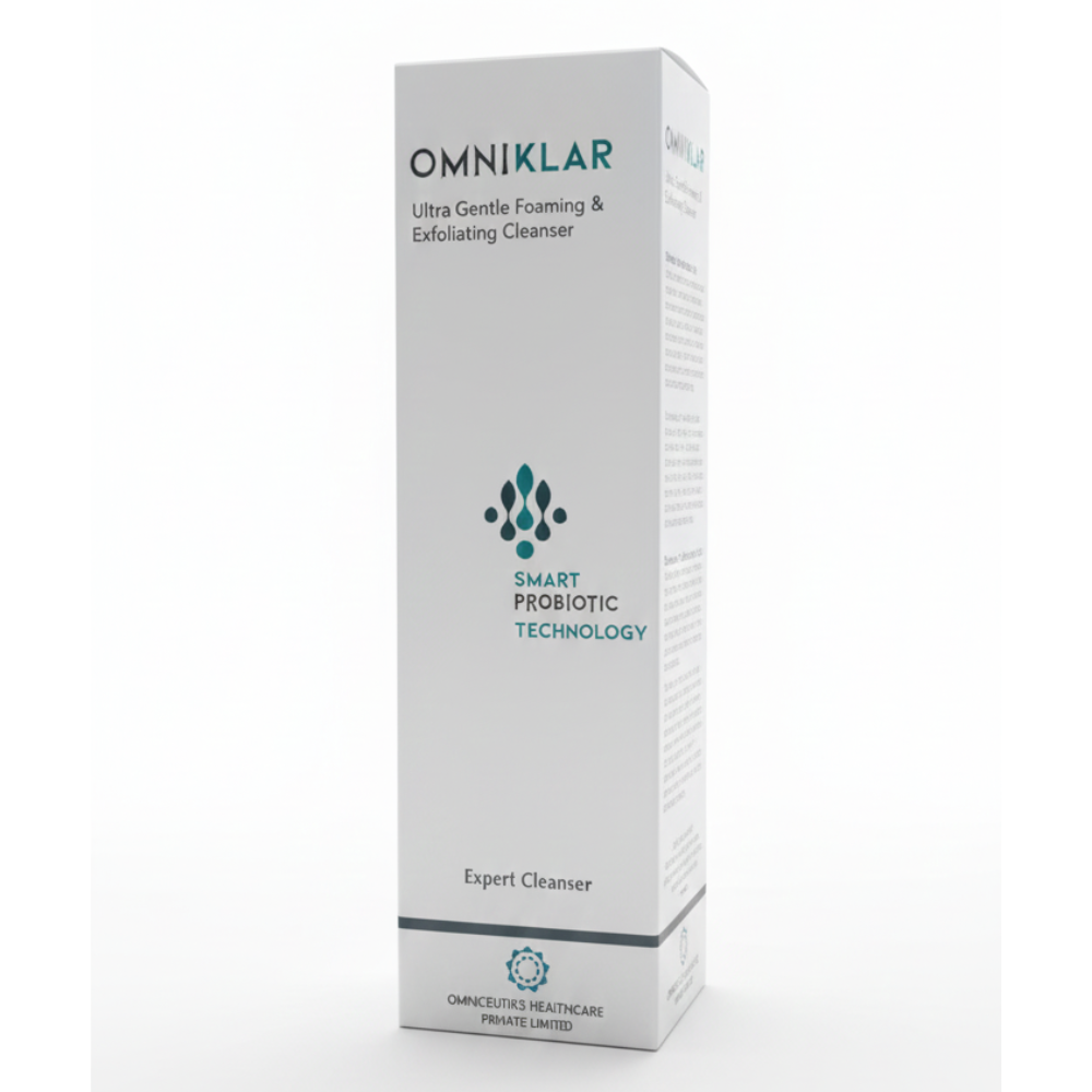 Omniklar Ultra Gentle Foaming And Exfoliating Cleanser