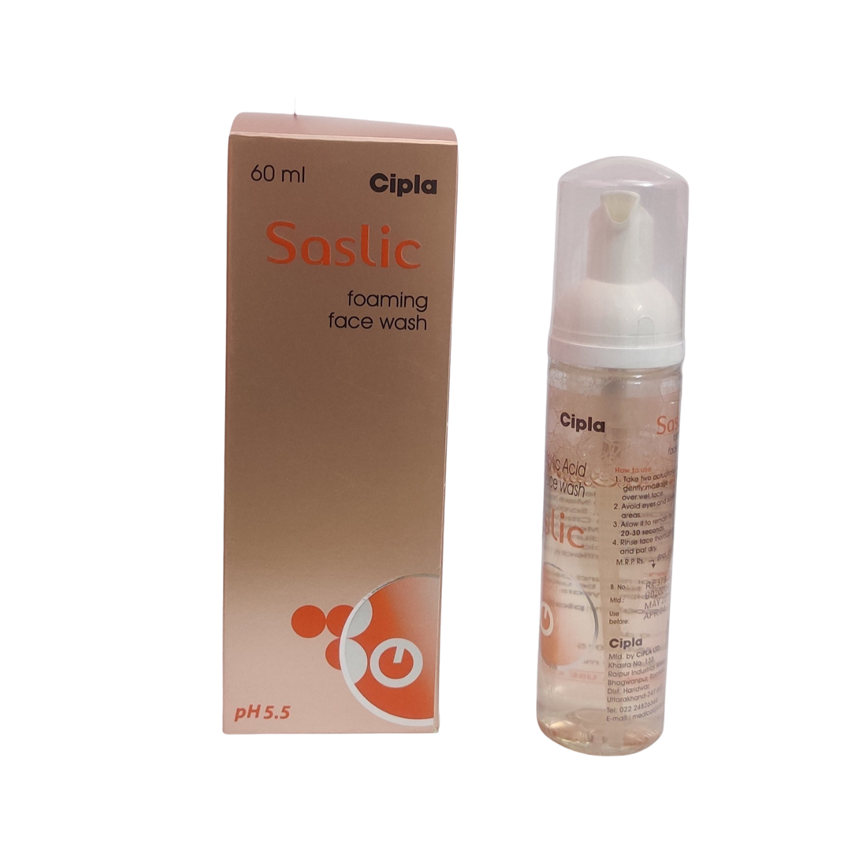 Saslic Salicylic Acid Foaming Face Wash