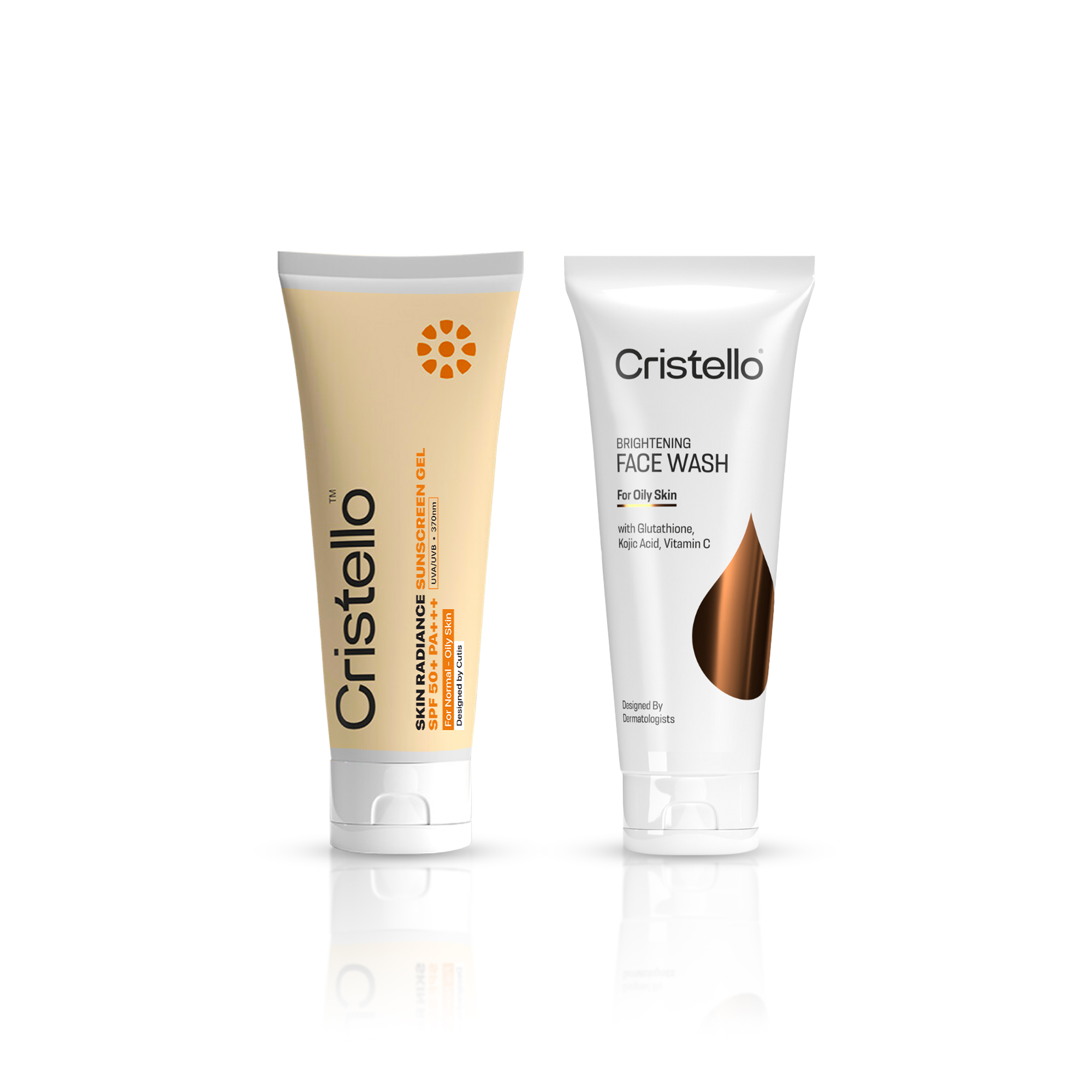 Cristello Facewash And Sunscreen Combo For Oily Skin