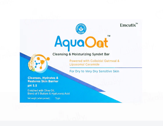 Aqua Oat Cleansing and Moisturizing Syndet Bar