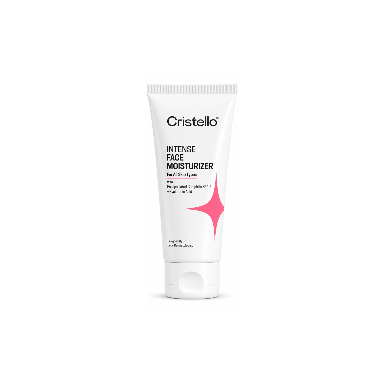 Cristello Intense Face Moisturizer 50ml | Ceramide NP + Hyaluronic Acid | All Skin Types