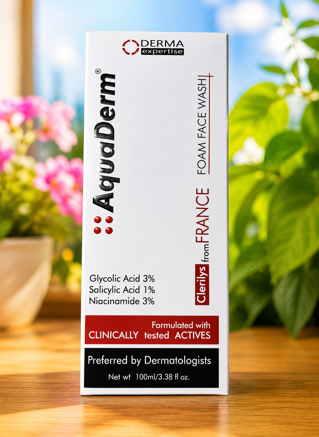 AquaDerm Foam Face Wash