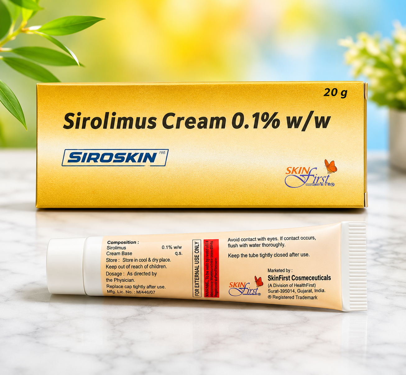 Siroskin Sirolimus cream 0.1%